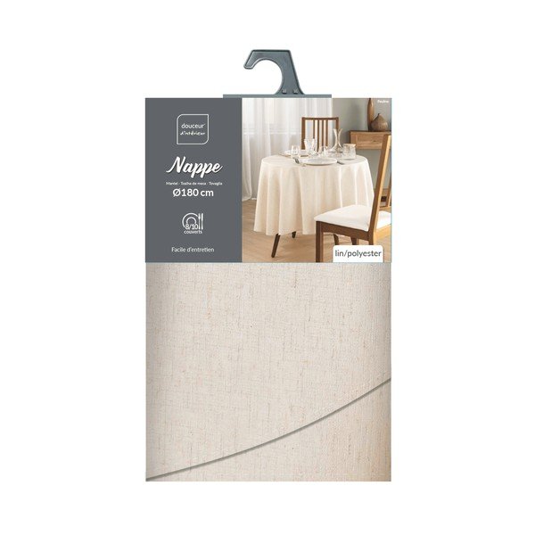 Obrus ø 180 cm Pauline – douceur d'intérieur-image-4