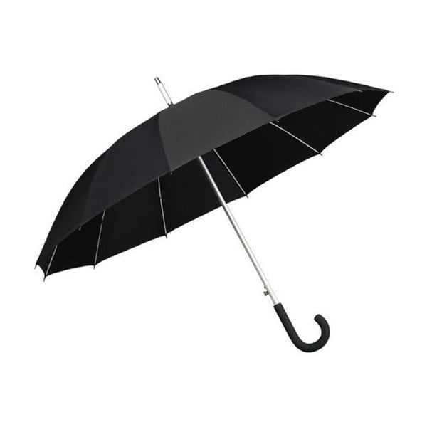 Čierny dáždnik Ambiance Windproof Black
