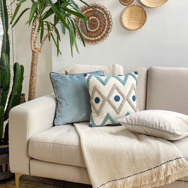 Obliečka na vankúš s prímesou ľanu Joynodes Bethany, 43 x 43 cm-image-2