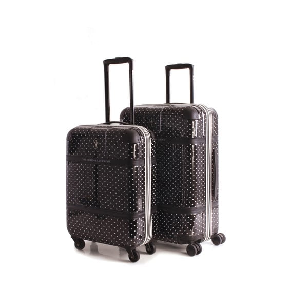 Set 2 cestovných kufrov V&L Negro