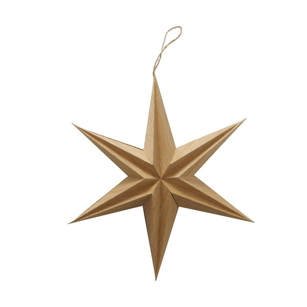 Vianočná papierová závesná dekorácia v tvare hviezdy Boltze Kassia, ø 30 cm