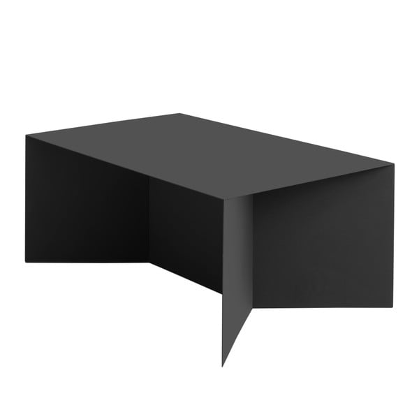 Čierny konferenčný stolík Custom Form Oli, dĺžka 100 cm