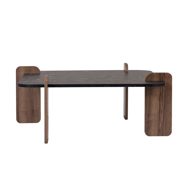Čierny konferenčný stolík 90x90 cm Marais – Nordure-image-4