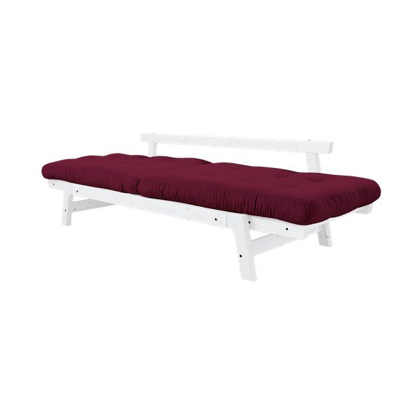 Variabilná pohovka Karup Design Step White/Light Bordeaux-image-4