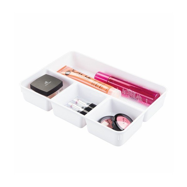 Biely organizér InterDesign Rain Plus, dĺžka 34 cm-image-3