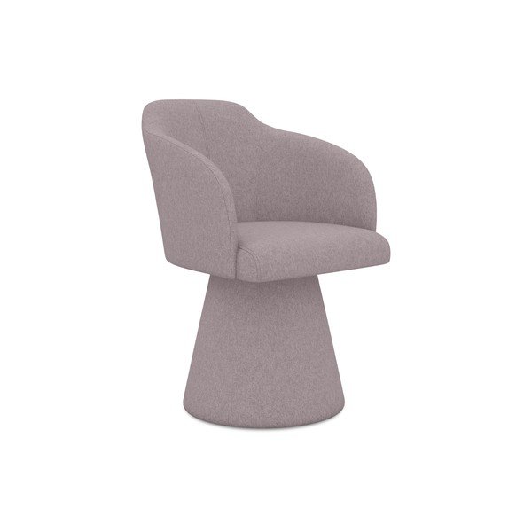 Čalúnené jedálenské kreslo v levanduľovej farbe Kanoa – Makamii