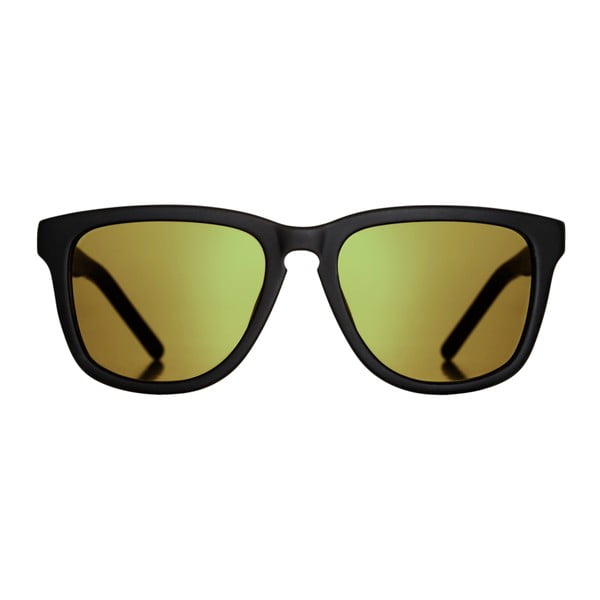 Čierne slnečné okuliare so zelenými sklami Marshall Bob Matte, veľ. L
