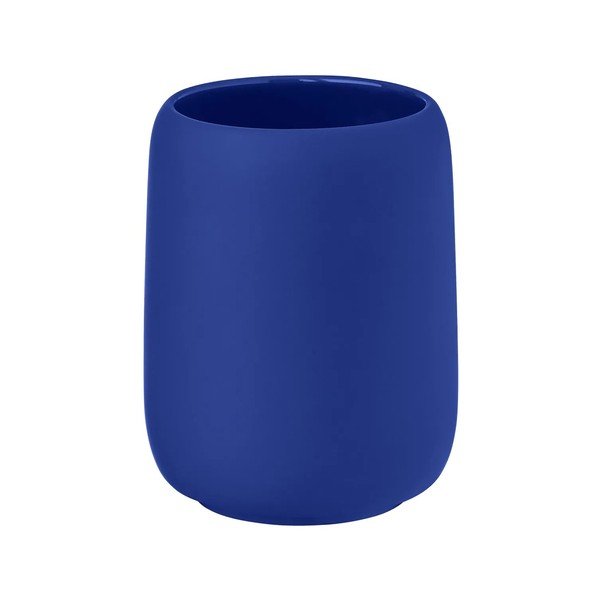 Modrý keramický téglik na zubné kefky Sono – Blomus