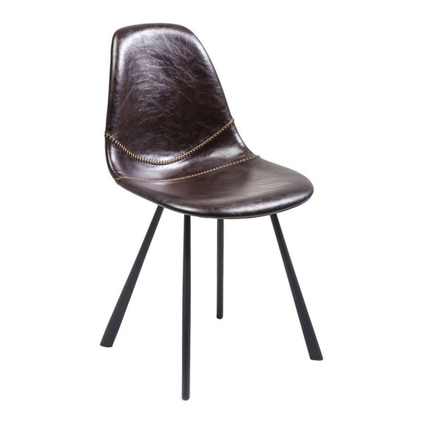 Sada 2 hnedých jedálenských stoličiek Kare Design Lounge
