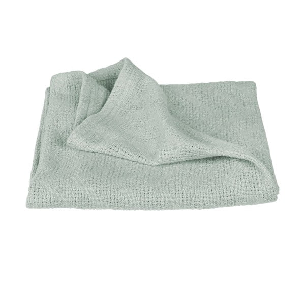 Zelená pletená detská deka z bio bavlny 80x80 cm Lil Planet – Roba