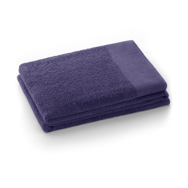 Fialový froté bavlnený uterák 30x50 cm Amari – Restilo