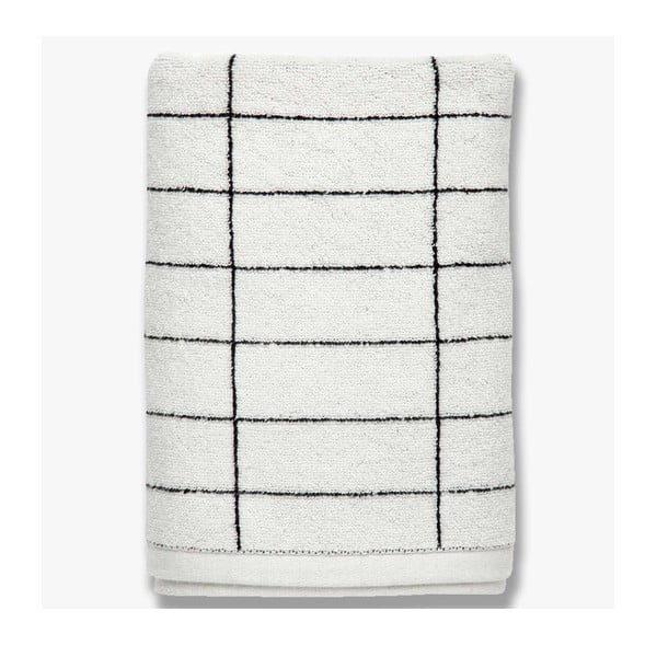 Biele bavlnené uteráky v súprave 2 ks 40x60 cm Tile Stone - Mette Ditmer Denmark