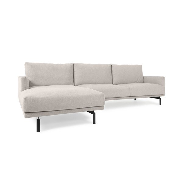 Béžová rohová pohovka Kave Home Galene, ľavý roh, 254 cm-image-2