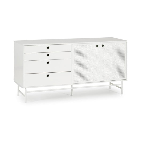 Biela komoda Teulat Punto, šírka 150 cm-image-3