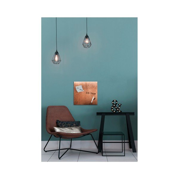 Magnetická tabuľa Styler Grey Copper, 30 × 30 cm-image-1