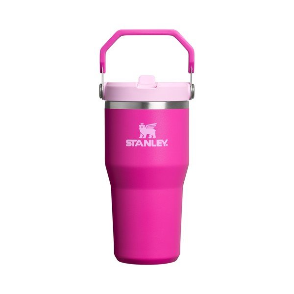 Ružová termoska z nehrdzavejúcej ocele 600 ml IceFlow™ Flip Straw 2.0 Tumbler Violet Blossom – Stanley