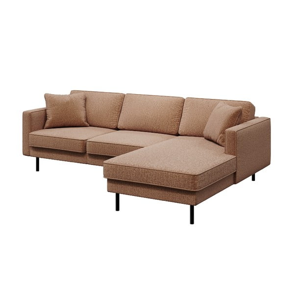 Ílovohnedá rohová pohovka MESONICA Kobo, pravý roh-image-2