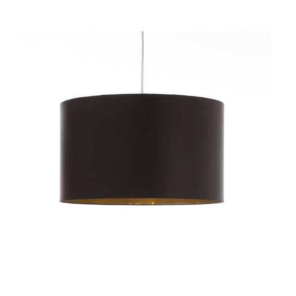 Čierno-zlaté stropné svetlo 4room Artist, variabilná dĺžka, Ø 42 cm