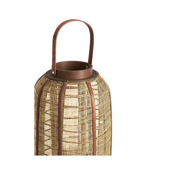 Drevený/látkový lampáš (výška  34,5 cm) Serein – Light & Living-image-1