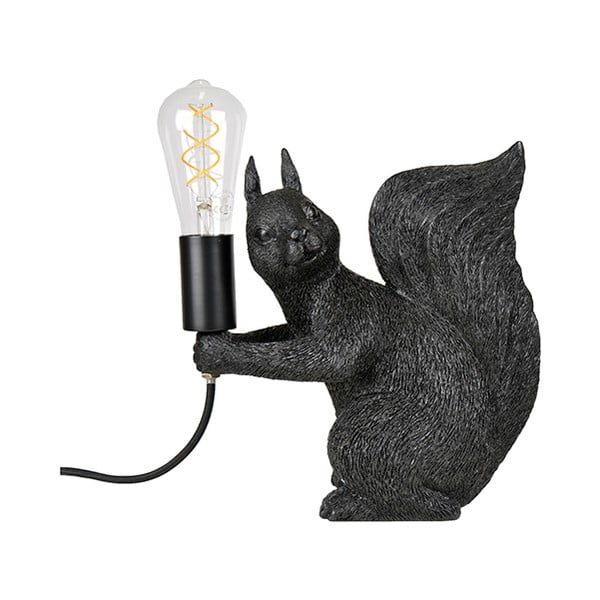 Čierna stolová lampa Globen Lighting Squirrel Piff