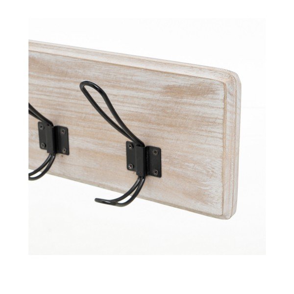 Nástenný vešiak z masívu paulownie – Casa Selección-image-1