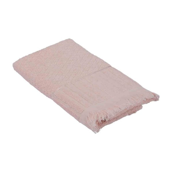 Ružový uterák z bavlny Bella Maison Smooth, 30 × 50 cm