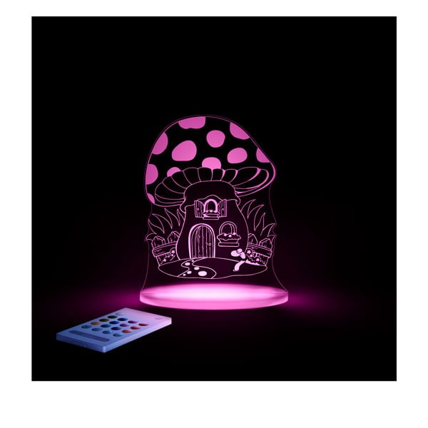Detské LED nočné svetielko Aloka Toadstool