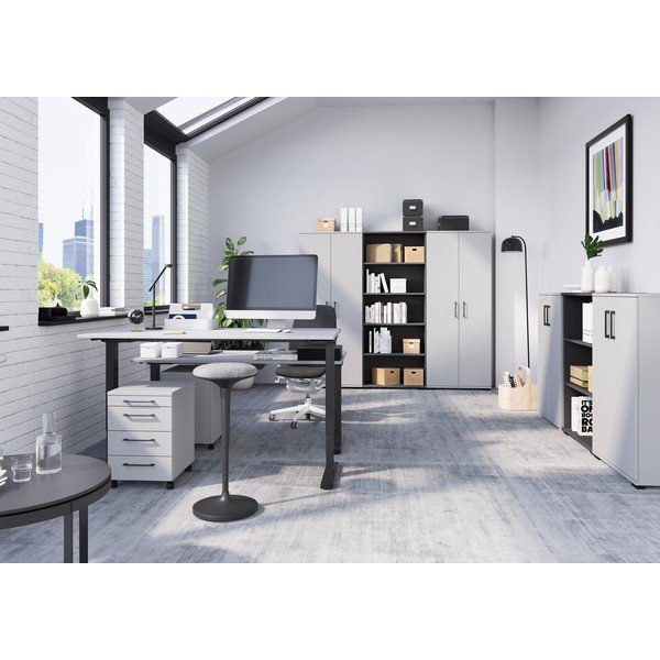 Polohovací pracovný stôl 80x160 cm Agenda – Germania-image-1