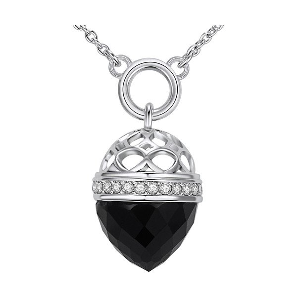 Náhrdelník s krištáľmi Swarovski Lilly & Chloe Metalso