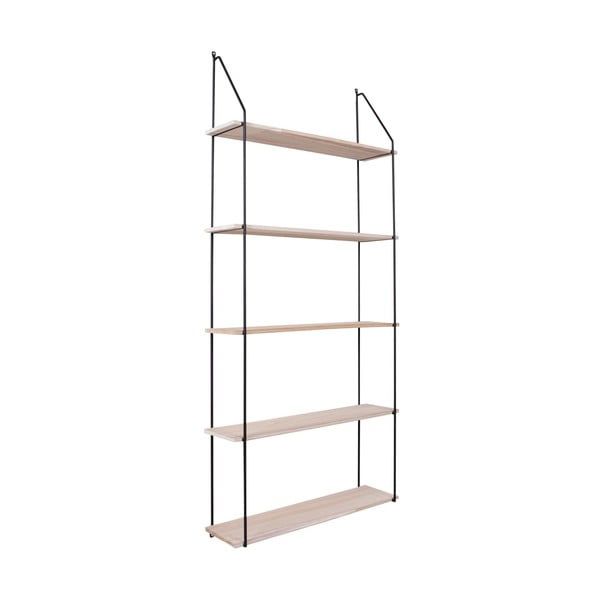 Čierna poschodová polica z masívu pavlovnia Eindhoven - House Nordic-image-1