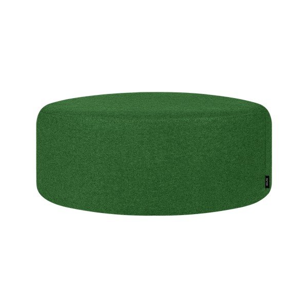 Zelený vlnený taburet Folk – noo.ma