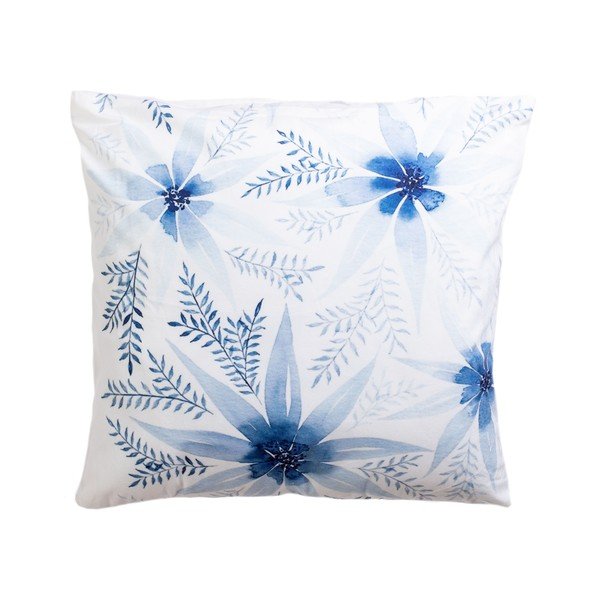 Modro-biely dekoračný vankúš 45x45 cm - JAHU collections
