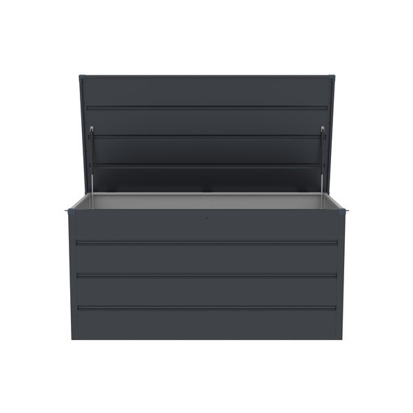 Antracitový záhradný úložný box Max F – Rojaplast-image-3