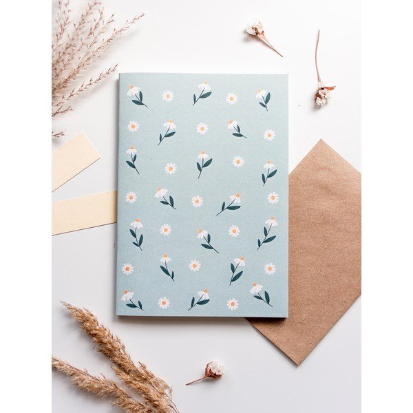 Nelinkovaný zošit z recyklovaného papiera A5 s motívom Sedmokrásky Printintin, 60 strán-image-1