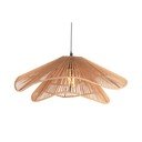 Závesné svietidlo v zlatej farbe s tienidlom z papierového výpletu ø 60 cm Sombra – Leitmotiv