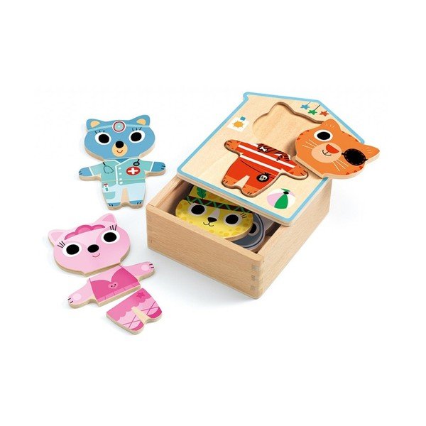 Puzzle Djeco Veselá mačička-image-1