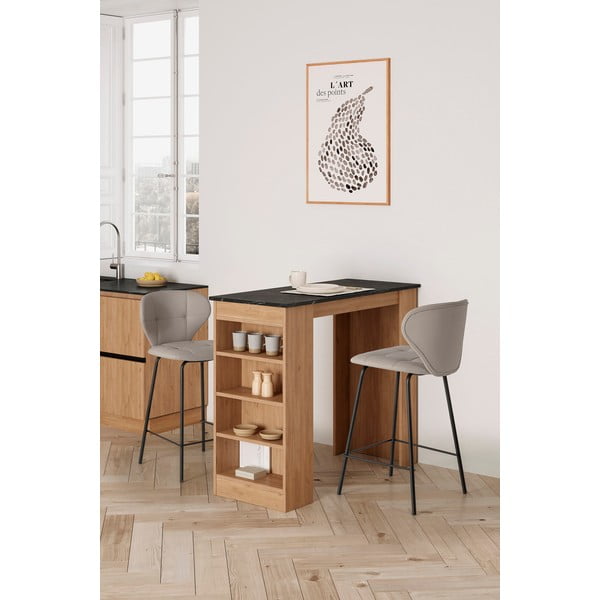 Béžové barové stoličky v súprave 2 ks (výška sedadla 67 cm) Maura – Marckeric-image-1