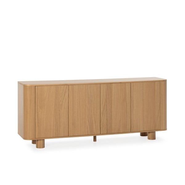 Komoda v dekore duba v prírodnej farbe 180x75x40 cm Padoc – MOME-image-3
