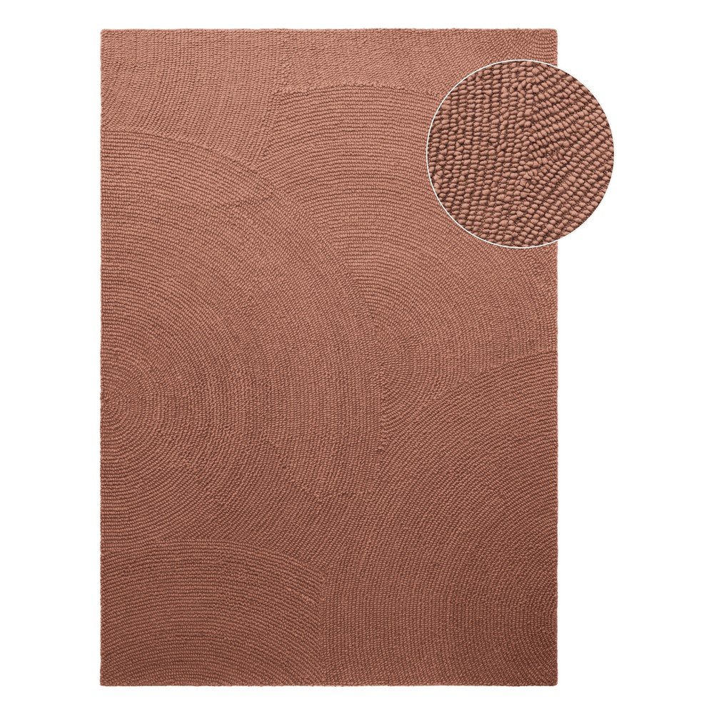 E-shop Ručne tkaný vlnený koberec v terakotovej farbe 120x180 cm Calmio – Hanse Home