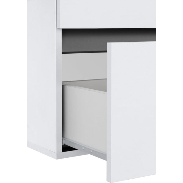 Biela závesná skrinka bez umývadla 60x52 cm Wisla – Støraa-image-4