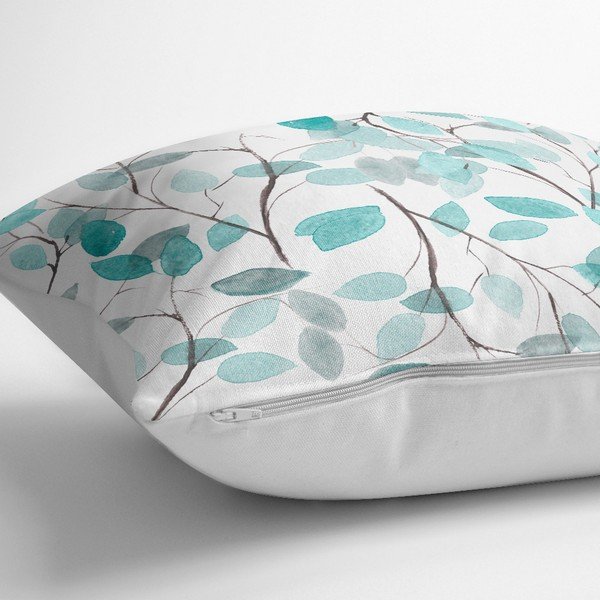 Obliečka na vankúš s prímesou bavlny Minimalist Cushion Covers Leaves, 45 × 45 cm-image-2
