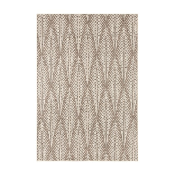 Hnedobéžový vonkajší koberec NORTHRUGS Pella, 200 x 290 cm
