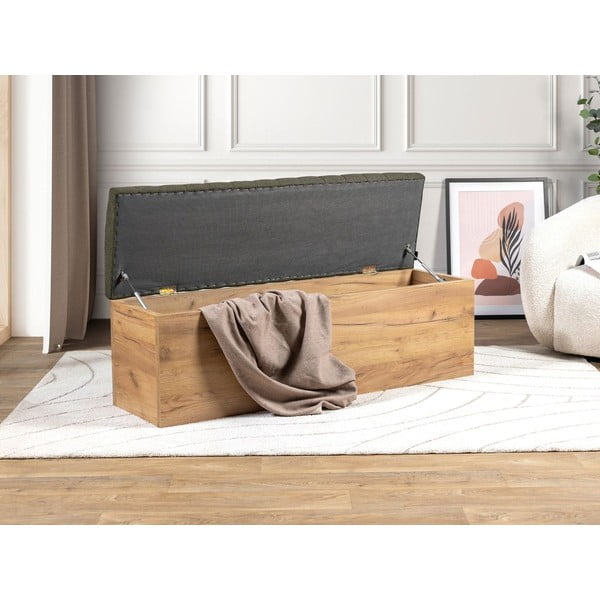 Lavica v zelenej a prírodnej farbe Oceane – Bobochic Paris-image-3