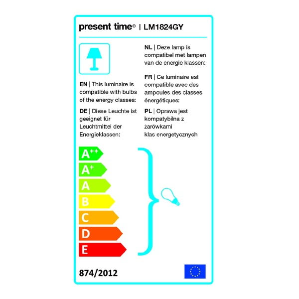 Sivá stolová lampa Leitmotiv Enchant-image-1