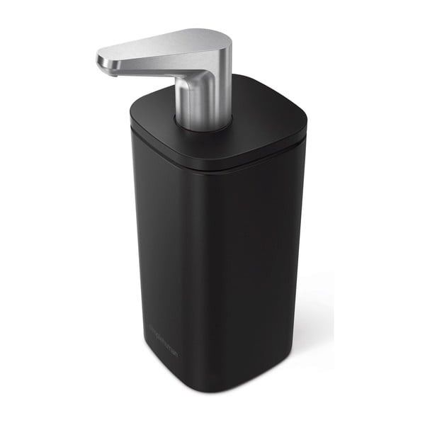 Matne čierny oceľový dávkovač mydla 295 ml – simplehuman-image-2