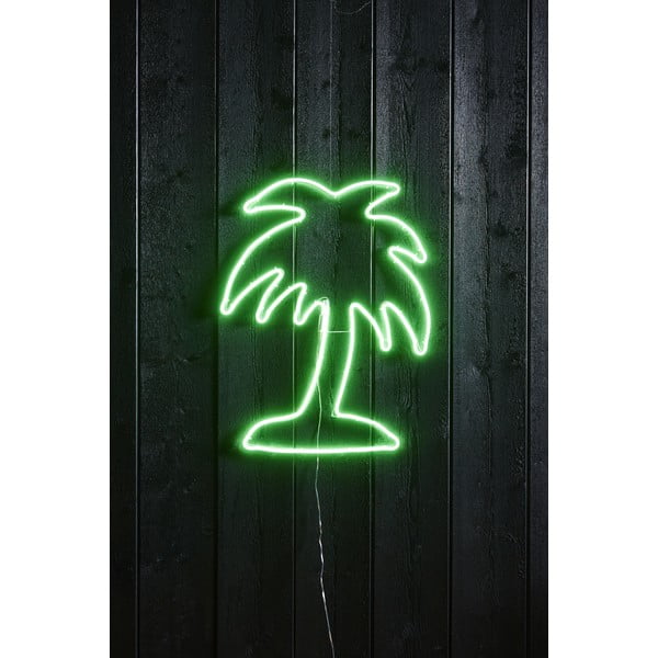 Nástenná neónová svetelná dekorácia Star Trading Flatneon Palm, výška 65 cm
