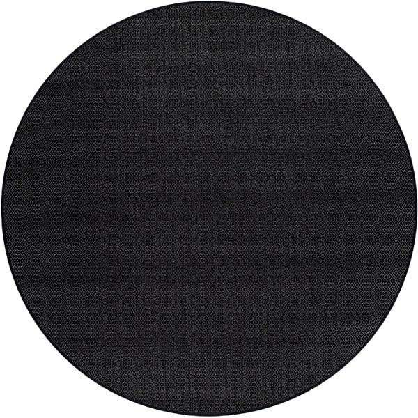 Čierny okrúhly koberec ø 160 cm Bello™ – Narma
