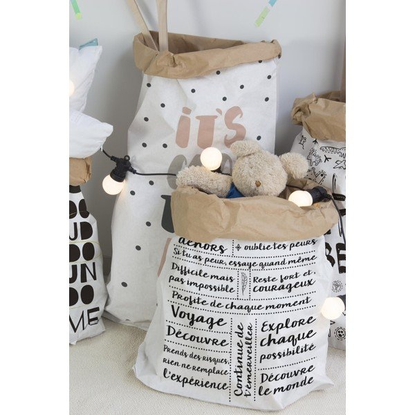 Úložné vrece z recyklovaného papiera Really Nice Things Wild Rules Frances-image-2