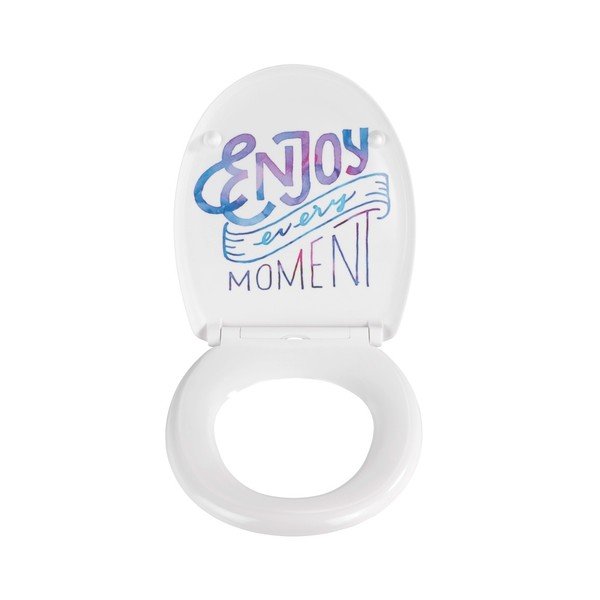 WC sedadlo s jednoduchým zatváraním Wenko Enjoy, 45 × 38 cm-image-1