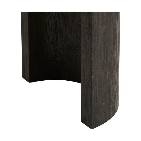 Tmavohnedý konzolový stolík v dekore duba 38x114 cm Bibione – House Nordic-image-3